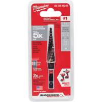Foret &eacute;tag&eacute; #1 Shockwave Impact Duty, 1/2" - 1-1/8", Incr&eacute;ments de 1/32", Titane PB Rental Co. Ltd.