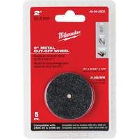 M12 Fuel Right Angle Die Grinder Cut-Off Wheels, 2" x 0.04", 1/4" Arbor, Type 1, Aluminum Oxide, 21000 RPM PB Rental Co. Ltd.