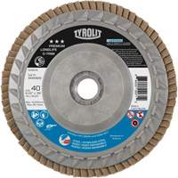 Disque &agrave; lamelles Long Life C-Trim, 4-1/2" x 5/8"-11, Type 27, Grain 40, Alumine de zirconium PB Rental Co. Ltd.