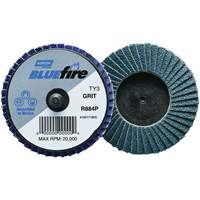 Mini disques &agrave; lamelles BlueFire R884P, 2" x Type 27, Grain 40, Alumine de zirconium PB Rental Co. Ltd.