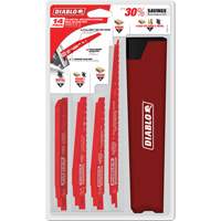 Nail-Embedded Wood & Metal Demo Reciprocating Saw Blade Set PB Rental Co. Ltd.