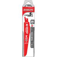 Reciprocating Blade for Thick Metal/Demolition, Bi-Metal, 8-10 TPI, 6" L PB Rental Co. Ltd.