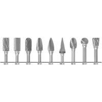 1855 Double Cut Carbide Burr Set, 9 Pieces PB Rental Co. Ltd.