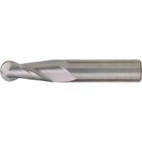 Fraise &agrave; embout sph&eacute;rique pour usage g&eacute;n&eacute;ral, 1/4" dia., 4" lo, 2 cannelures, 1/4" tige, Carbure PB Rental Co. Ltd.