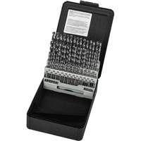 Jeu de forets s&eacute;rie courte combin&eacute;s robustes, 60 morceaux, Acier rapide PB Rental Co. Ltd.