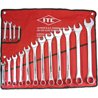 ICW-16 Jeu de cl&eacute;s avec plaquettes sur&eacute;lev&eacute;es de qualit&eacute; professionnelle, Combinaison, 16 morceaux, Imp&eacute;rial PB Rental Co. Ltd.