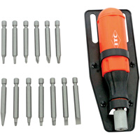 Jeu de tournevis multi-embouts de 15 pi&egrave;ces, Prise Plastique PB Rental Co. Ltd.