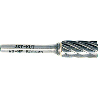 A5-NF JET-KUT&reg; Cylindrical Shape Bur for Aluminum/Non-ferrous Materials, 1/2" Dia., 1/4" Shank PB Rental Co. Ltd.