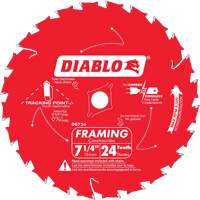 Lame de scie &agrave; charpente, 7-1/4", 24 dents, Pour Bois PB Rental Co. Ltd.