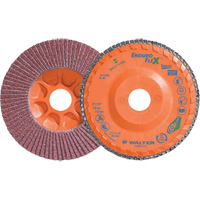 Enduro-Flex Stainless Flap Disc, 5" x 5", Type 27, 40 Grit, Zirconia Alumina PB Rental Co. Ltd.