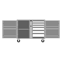 &eacute;tabli roulant, 49-7/8" la x 40-5/8" h x 26-7/8" p, Capacit&eacute; de 24,6 pi³ PB Rental Co. Ltd.