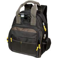 Techgear 53-Pocket Tool Backpack, 16" L x 13-1/4" W, Black, Polyester PB Rental Co. Ltd.