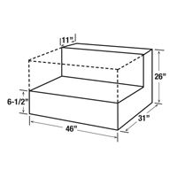 R&eacute;servoir de transfert pour carburant en acier, Acier, Capacit&eacute; 85 gal., Noir PB Rental Co. Ltd.