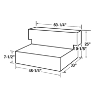R&eacute;servoir de transfert pour carburant en acier, Acier, Capacit&eacute; 100 gal., Noir PB Rental Co. Ltd.