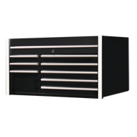 RX Series Tool Chest, 41" W, 8 Drawers, Black PB Rental Co. Ltd.