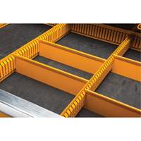 Powered Tool Cart, 11 Drawers, 42-1/2" W x 24-7/16" D x 41" H, Black/Orange PB Rental Co. Ltd.