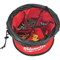 Sac range-tout style parachute, 11-4/5" lo x 11-4/5" la x 11" h, Nylon, Noir/Rouge PB Rental Co. Ltd.
