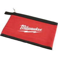 Zipper Pouch, Canvas, 1 Pockets, Black/Red PB Rental Co. Ltd.