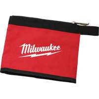 Multi-Size Zipper Pouches - Set of 3, Canvas, 3 Pockets, Black/Red PB Rental Co. Ltd.