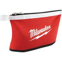 Coloured Zippered Pouches - Set of 3, Canvas, 3 Pockets, Black/Red PB Rental Co. Ltd.