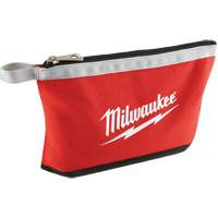 Coloured Zippered Pouches - Set of 3, Canvas, 3 Pockets, Black/Red PB Rental Co. Ltd.