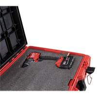 Coffre &agrave; outils avec partitions ajustables Packout, 20-7/10" x 15-1/5" x 6-1/5", Noir/Rouge PB Rental Co. Ltd.