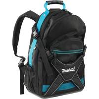 Jobsite Backpack, 9-1/2" L x 15" W, Black/Blue, Polyester PB Rental Co. Ltd.