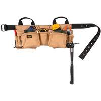 Ceinture &agrave; outils pour menuisier, Cuir, Havane PB Rental Co. Ltd.