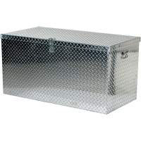 Boîte &agrave; outils portative en t&ocirc;le larm&eacute;e d'aluminium, 25-1/16" P x 49-1/4" la x 24" h, Argent PB Rental Co. Ltd.