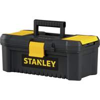 Essential&reg; Tool Box with Tray, 12-1/2" W x 7-3/8" D x 5-1/8" H, Black/Yellow PB Rental Co. Ltd.