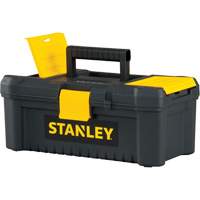 Essential&reg; Tool Box with Tray, 12-1/2" W x 7-3/8" D x 5-1/8" H, Black/Yellow PB Rental Co. Ltd.