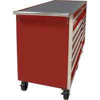 Chariot &agrave; outils industriel, 12 tiroirs, 56" la x 24-1/2" p x 38-1/8" h, Rouge PB Rental Co. Ltd.