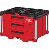 Boîte &agrave; outils avec 3 tiroirs Packout, 16-1/3" x 14-1/3" x 22-1/5", Noir/Rouge PB Rental Co. Ltd.