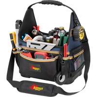 Porte-outils &eacute;lectrique/CHVAC &agrave; base moul&eacute;e, Polyester balistique, 20 pochettes, Noir/Bleu PB Rental Co. Ltd.