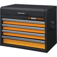 Coffre &agrave; outils de s&eacute;rie GSX, 26" la, 4 tiroirs, Noir/Orange PB Rental Co. Ltd.