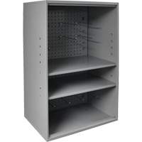 Armoire d'entreposage de produits abrasifs avec panneau perfor&eacute;, Acier, 19-7/8" x 14-1/4" x 32-3/4", Gris PB Rental Co. Ltd.