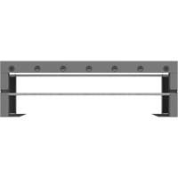 Wire Spool Rack for Bins & Drawers, Add-On, 33-3/4" W x 9-5/16" D x 10-5/8" H PB Rental Co. Ltd.