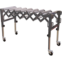 Convoyeurs &agrave; roulettes extensibles & flexibles, 20" la x 52" lo, Capacit&eacute; de 300 lb par pi lin. PB Rental Co. Ltd.