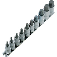 Jeu de douilles m&eacute;triques HSW3812-10M, Hexagonale, Prise 1/2"/3/8", 10 mr PB Rental Co. Ltd.