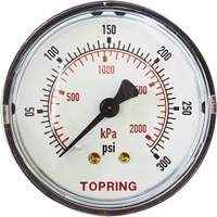 Manom&egrave;tre de rechange,  2", 0 - 175 psi, Fixation arri&egrave;re, Analogique PB Rental Co. Ltd.