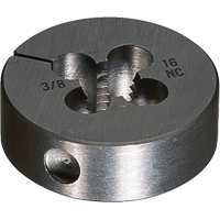 Round Adjustable Die, Bright Finish, 9/16"-18 Thread, High Speed Steel PB Rental Co. Ltd.