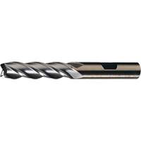 HGC-4C Finishing End Mill, 1/2"/0.5" Dia., 4"/101.6 mm L, 4 Flutes, 1/2"/12.7 mm Shank, High Speed Cobalt PB Rental Co. Ltd.
