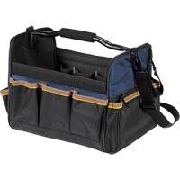 Sacs &agrave; outils souple &agrave; dessus ouvert de 14", Polyester, 21 pochettes, Beige PB Rental Co. Ltd.