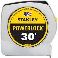 PowerLock&reg; Tape Measure, 1" x 30', Imperial Graduations PB Rental Co. Ltd.