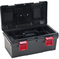 Heavy-Duty Tool Box, 17-1/2" W x 9-1/2" D x 8" H, Black PB Rental Co. Ltd.