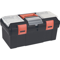 Coffres &agrave; outils en plastique, 17-1/2" la x 9-1/2" p x 8" h, Noir PB Rental Co. Ltd.