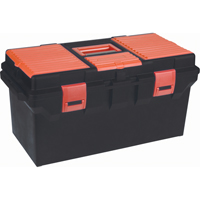 Plastic Tool Box, 22" W x 11" D x 10-1/2" H, Black PB Rental Co. Ltd.