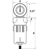 Filtres &agrave; air comprim&eacute;, Modulaire, 3/4" NPT, Drain Automatique PB Rental Co. Ltd.