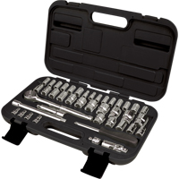 1/4" & 3/8" Drive SAE/Metric Socket Set, 41 Pcs PB Rental Co. Ltd.