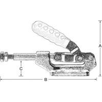 Straight Line Hold Down Clamps, 600 lbs. Clamping Force PB Rental Co. Ltd.